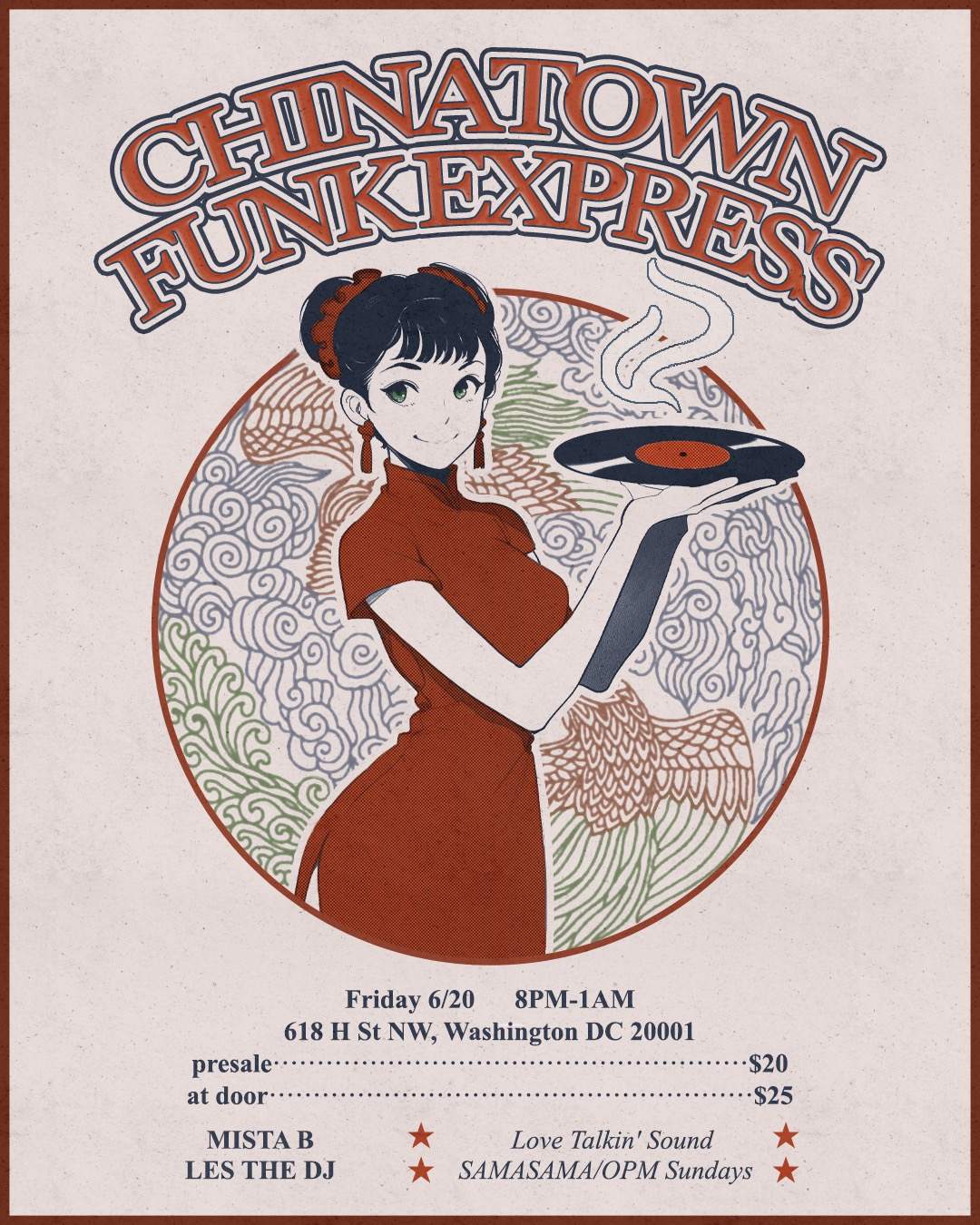 Chinatown Funk Express: Round 4 at 618 DC, Washington DC