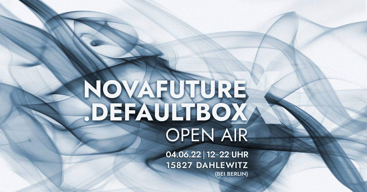 Novafuture x .defaultbox Open Air - Página frontal