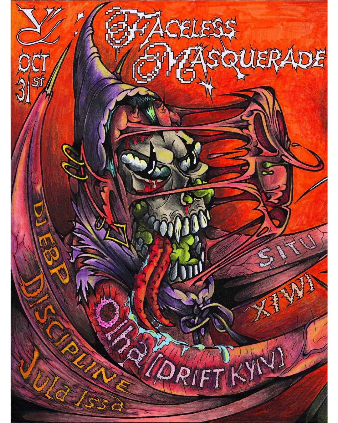 FACELESS MASQUERADE w.OLHA[DRIFTKYIV] at Abyss Shanghai, Shanghai