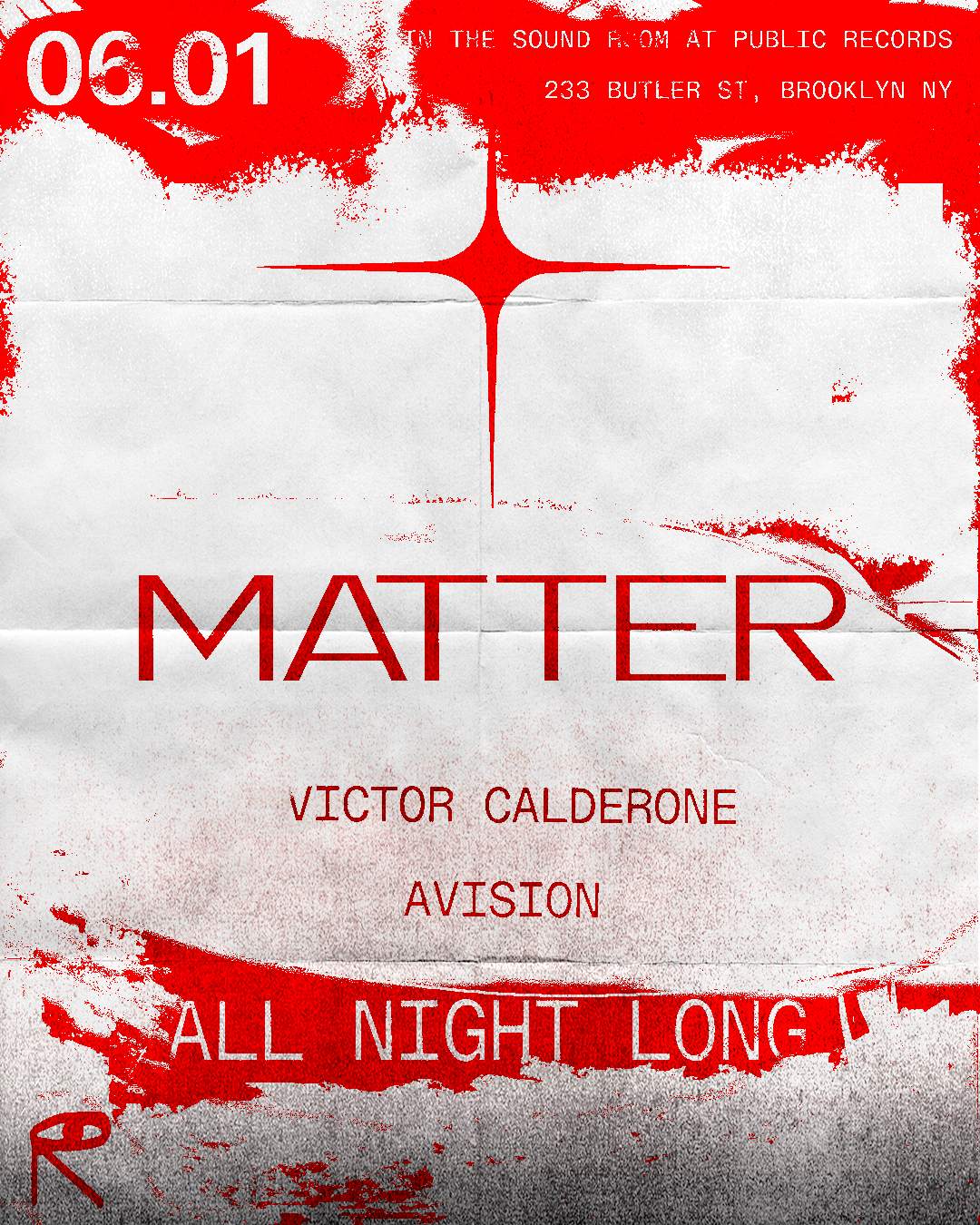 MATTER+ Showcase: Victor Calderone & Avision All Night Long - Página frontal