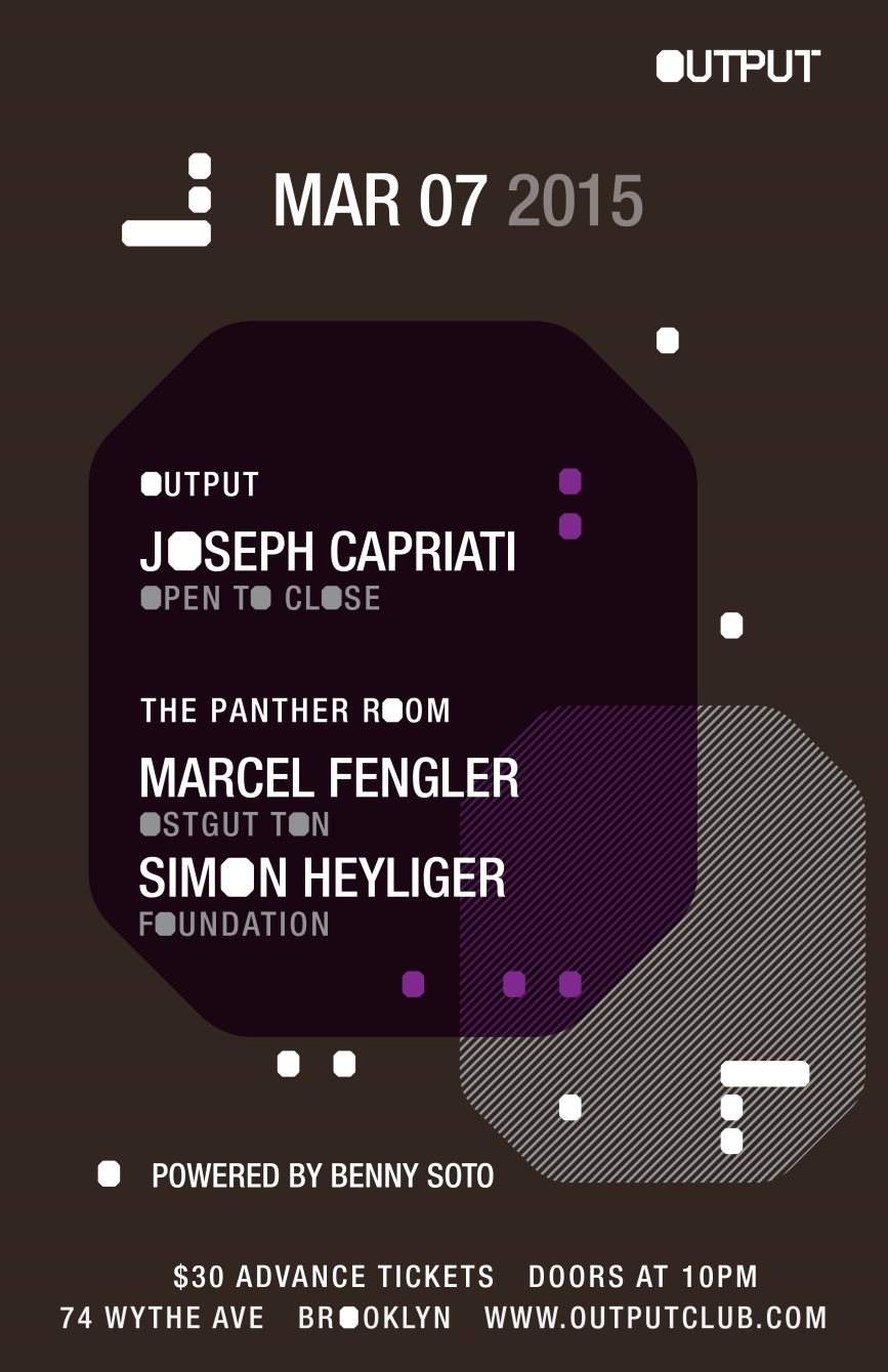Joseph Capriati and Marcel Fengler - Página frontal