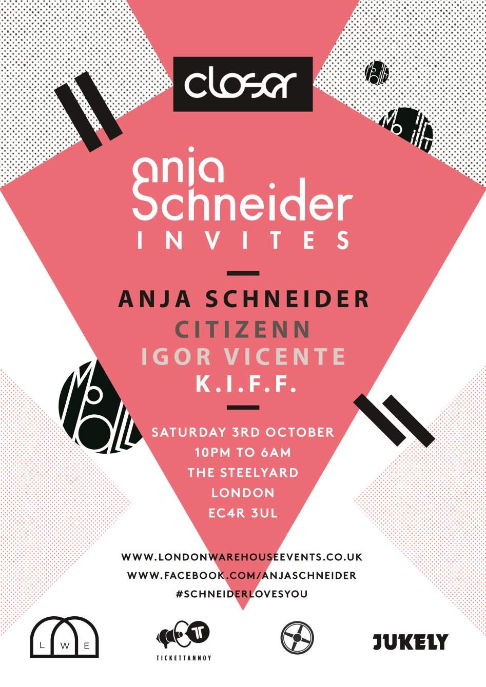 Anja Schneider Invites - Página frontal