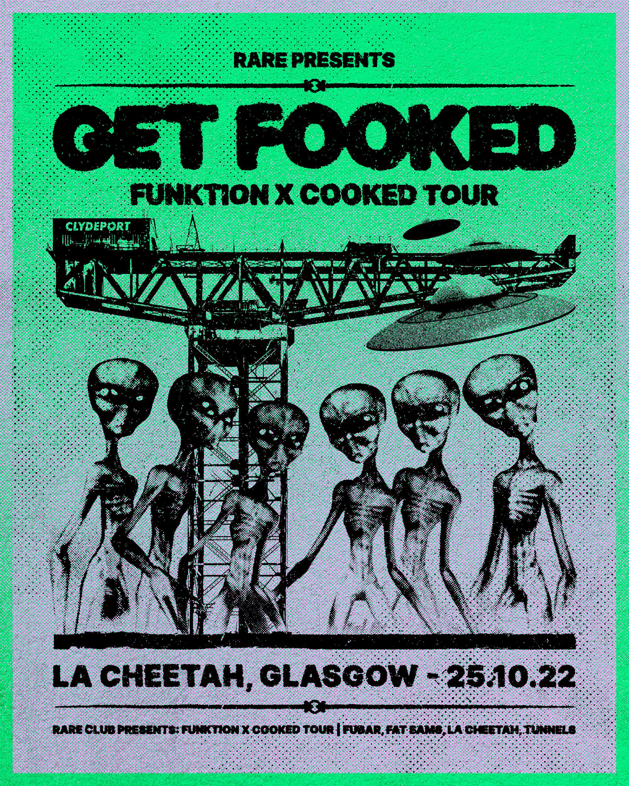 RARE Club // Cooked x Funktion // Get Fooked Tour at La Cheetah Club ...