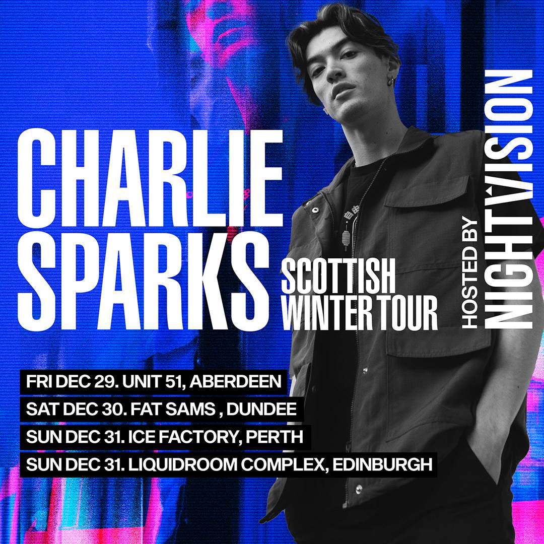 Nightvision: Charlie Sparks Scottish Winter Tour Dundee - フライヤー表