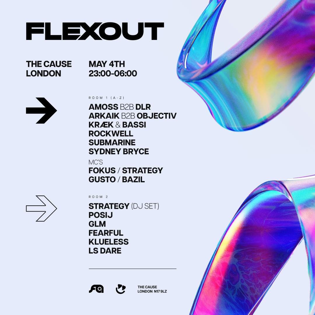 Flexout London - フライヤー表