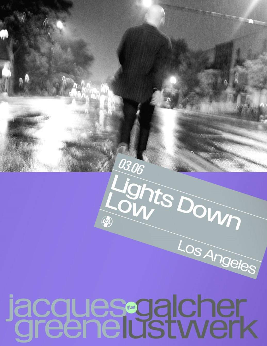 Lights Down Low La Feat. Jacques Greene and Galcher Lustwerk - Página frontal