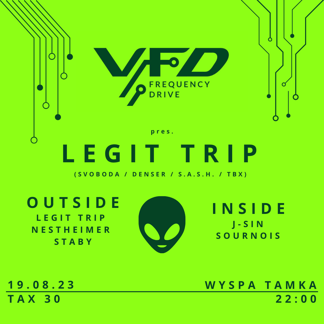 VFD presents Legit Trip - フライヤー表