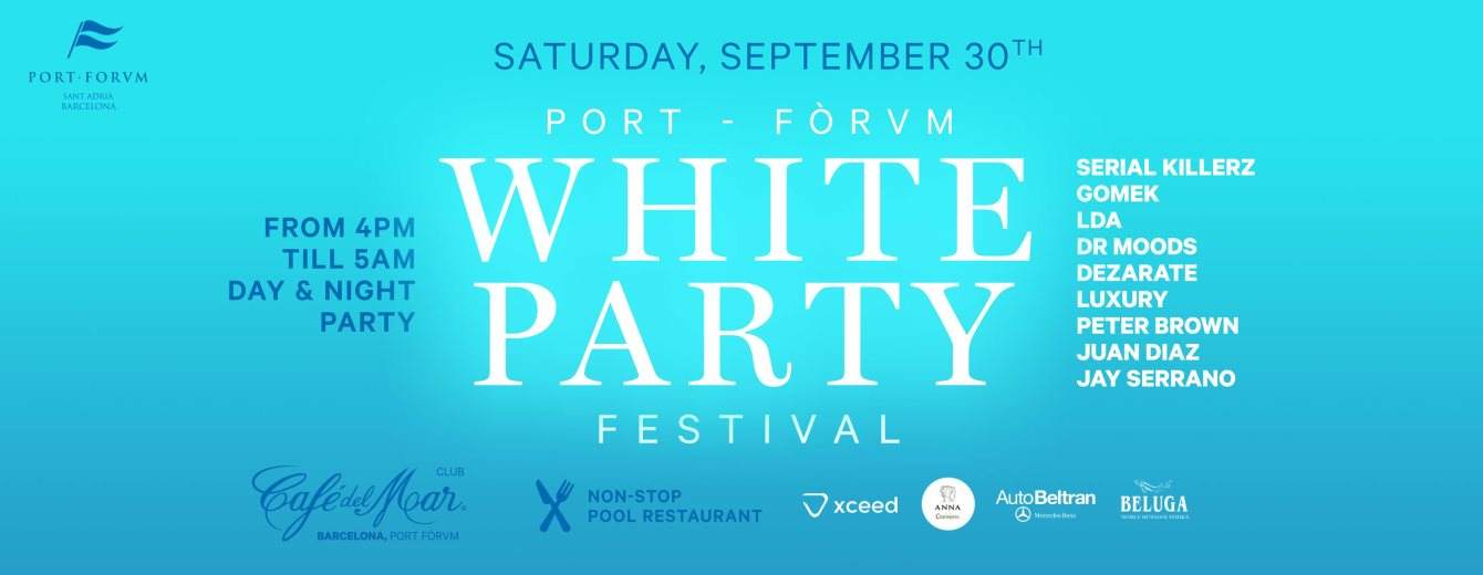 Port-Fòrvm White Party Festival - フライヤー表