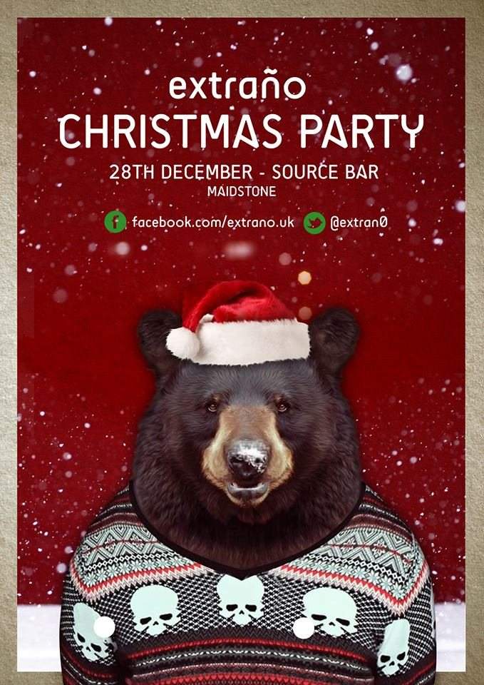 Extraño Christmas Party at the Source Maidstone with Cozzy D, Lee Daines & Robbie Linstead - Página frontal