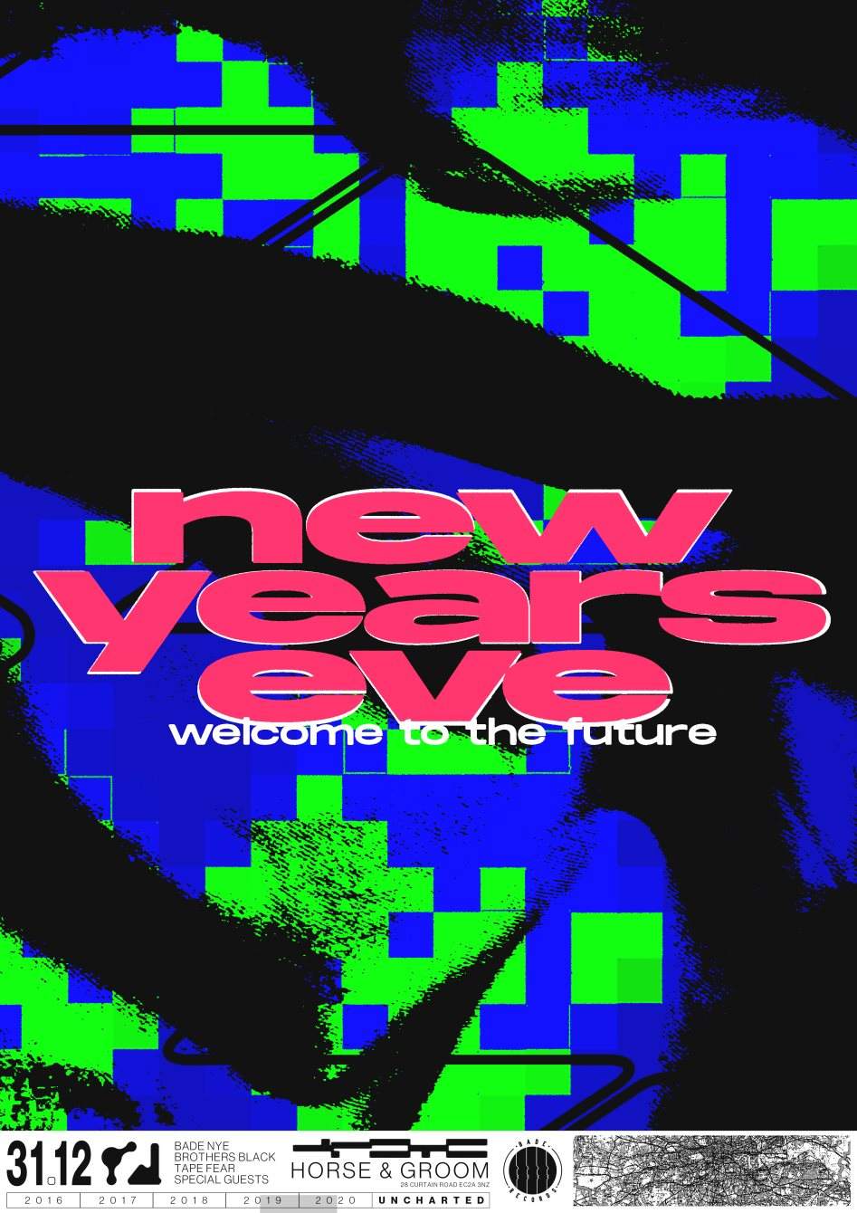 Bade NYE: Welcome to the Future - Página frontal