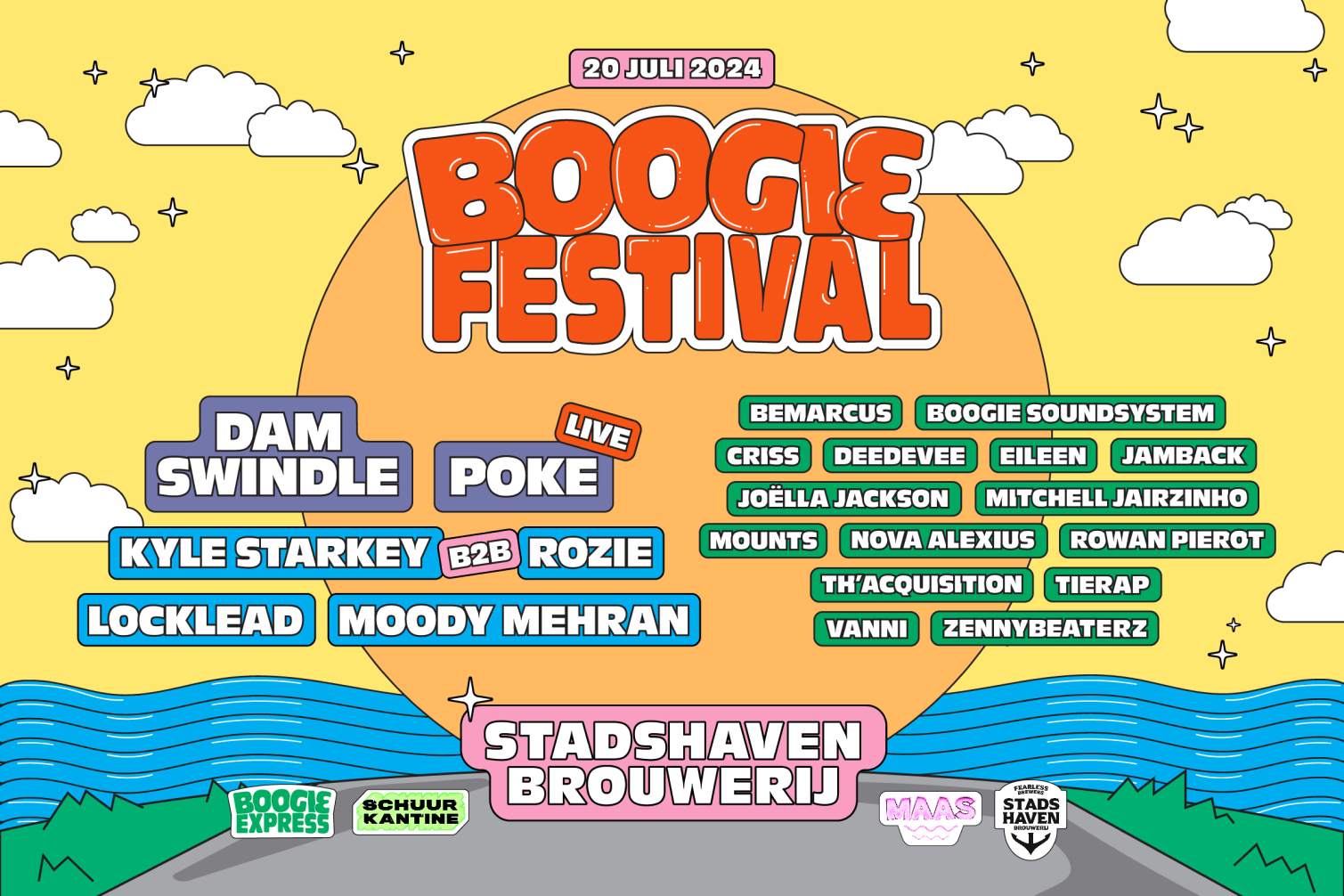 Boogie Festival 2024 - フライヤー表