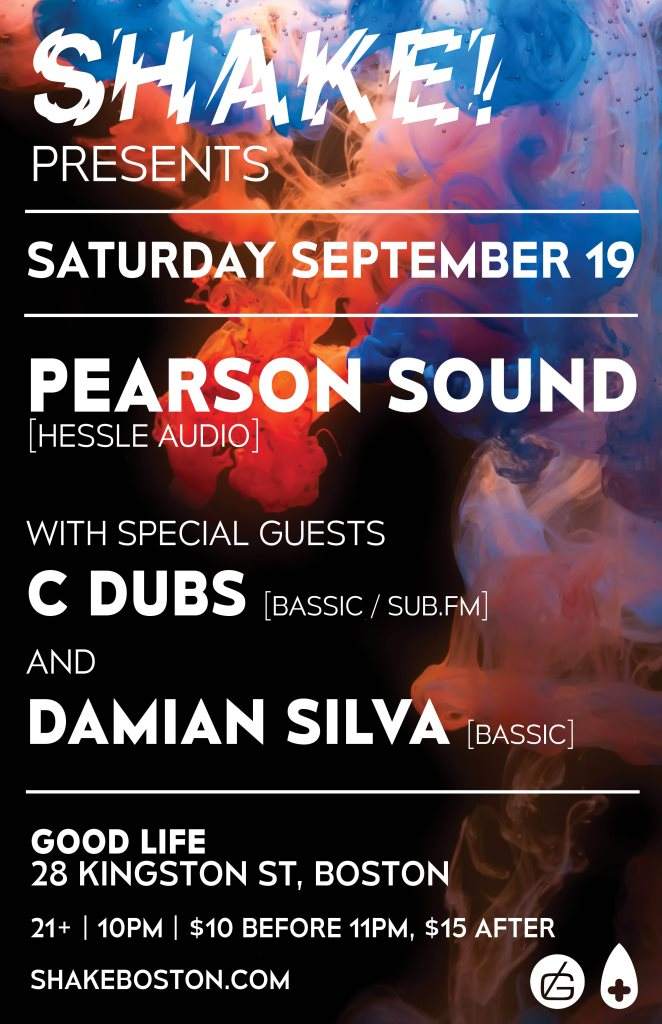 Shake! presents Pearson Sound, C Dubs & Damian Silva - Página frontal
