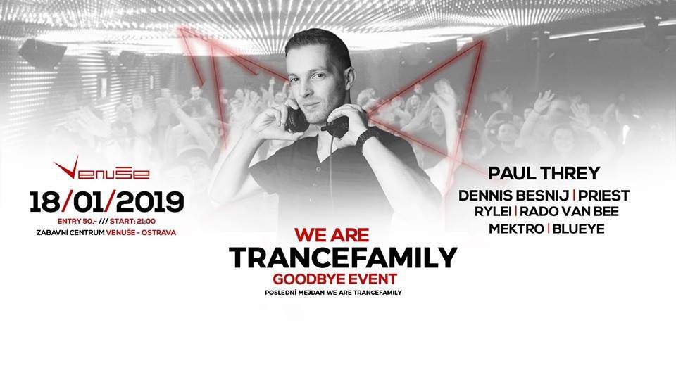We Are Trancefamily - Goodbye Party - フライヤー表
