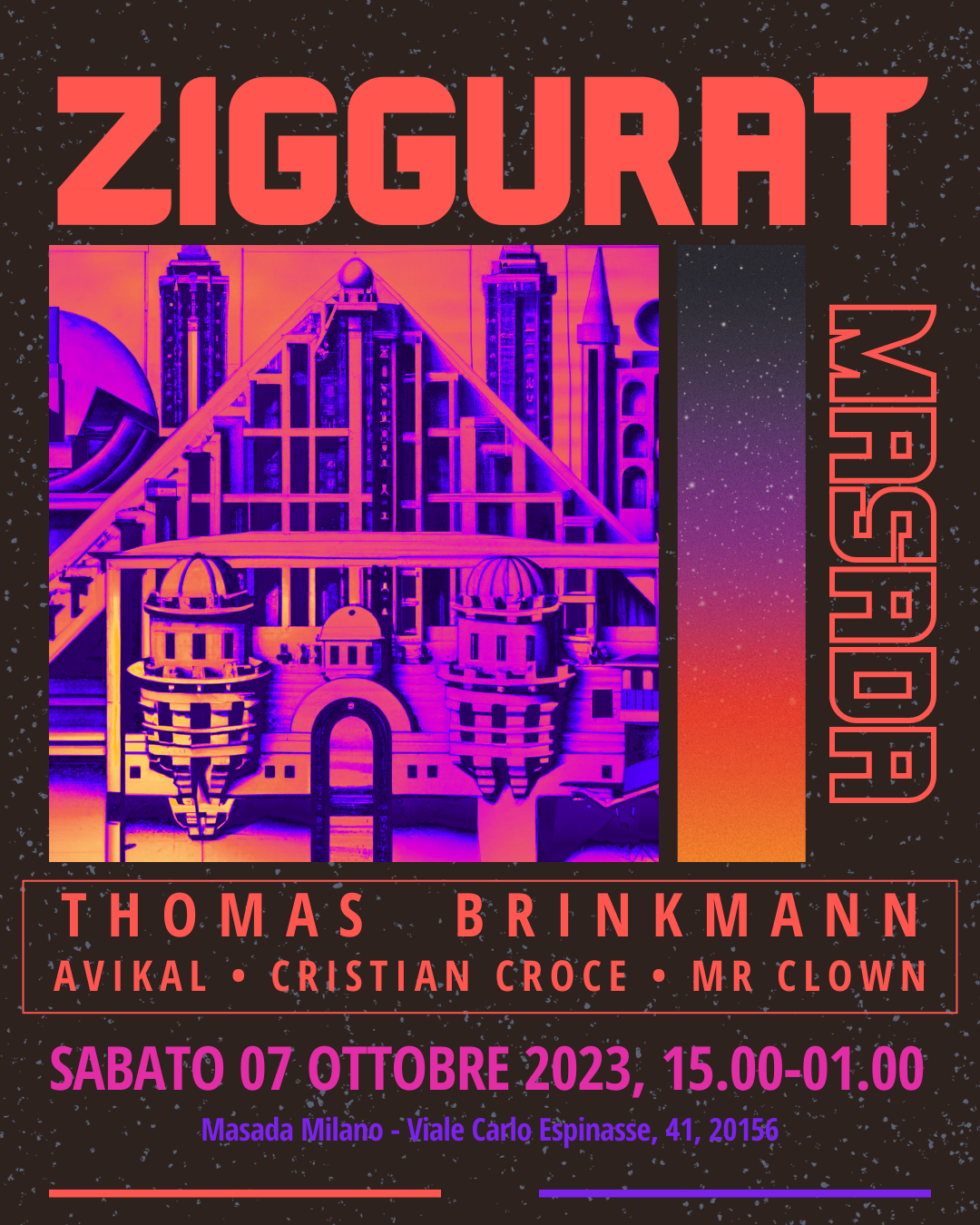 Ziggurat \\ Thomas Brinkmann - Opening Season - フライヤー表