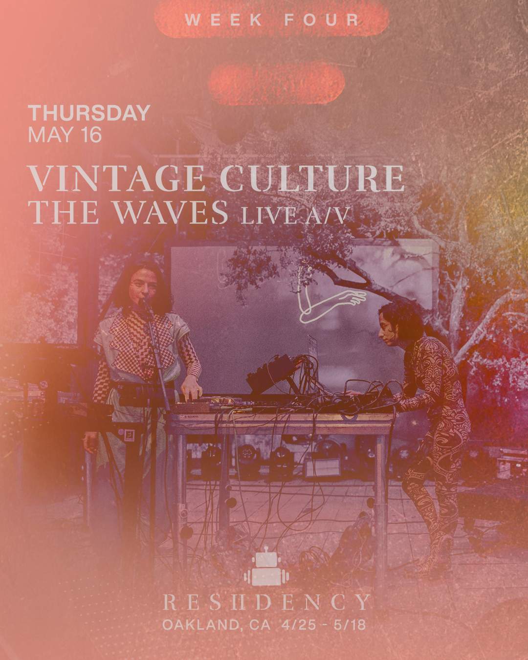 Robot Heart RESIIDENCY - Show 14 - Vintage Culture - The WAVES Live - Página trasera