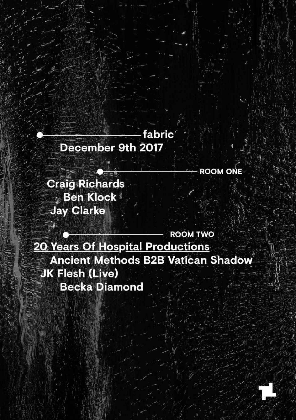 fabric: Ben Klock, Craig Richards & 20 Years of Hospital Productions - Página trasera