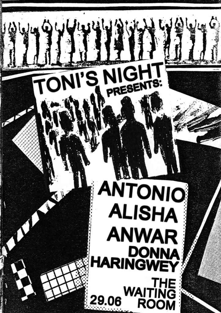Toni's Night Invites Smashing Tape Records - Página frontal