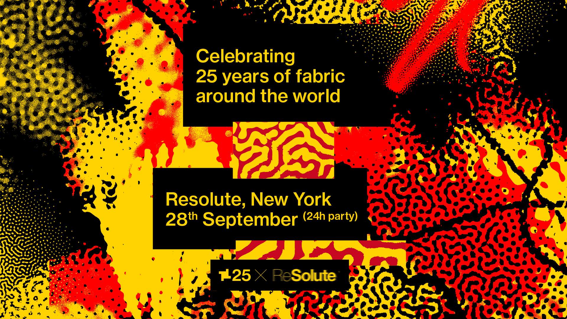 ReSolute presents: Celebrating 25 years of fabric around the world - Página frontal