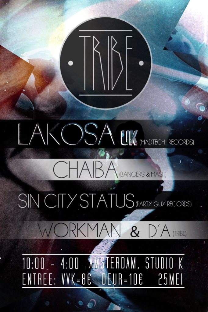Tribe with Lakosa (UK), Chaiba, Sin City Status, Workman & D'A - Página frontal