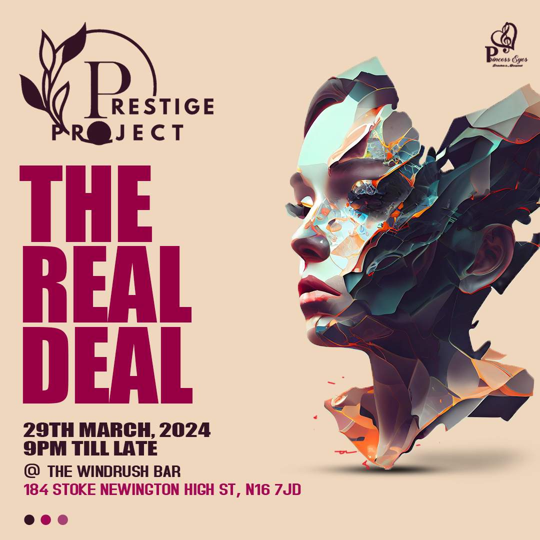 The Real Deal Prestige Project - フライヤー表