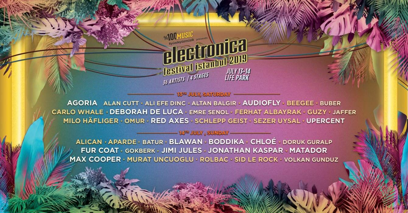 100% Music presents Electronica Festival Istanbul 2019 - Página frontal