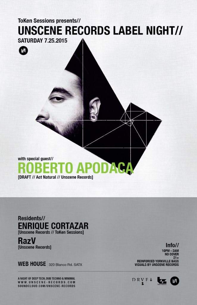 Unscene Records Label Night with Roberto Apodaca - Página frontal