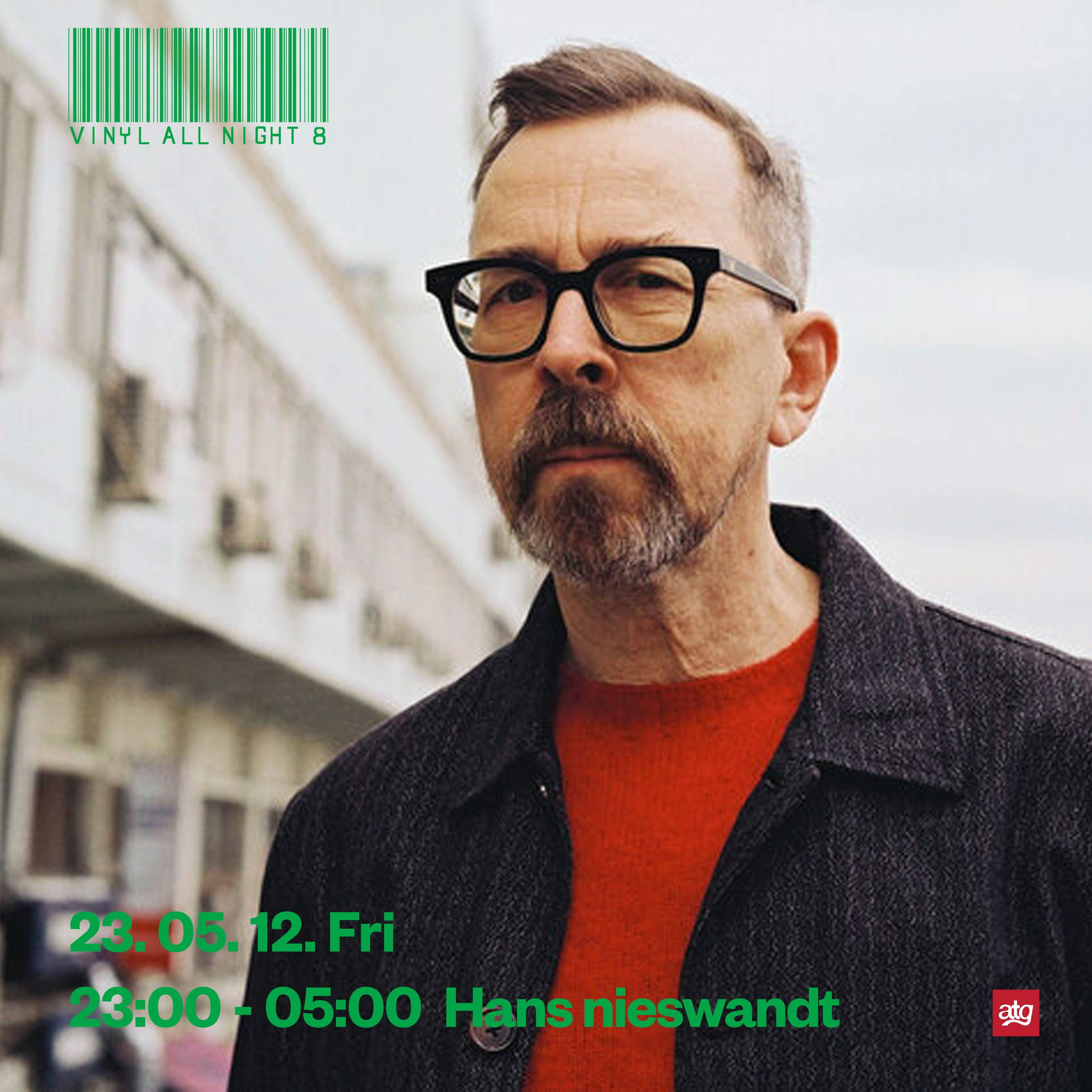 Hans Nieswandt vinyl all night - Página frontal