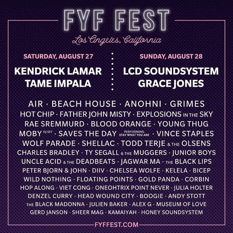 FYF Fest 2016 - Página frontal