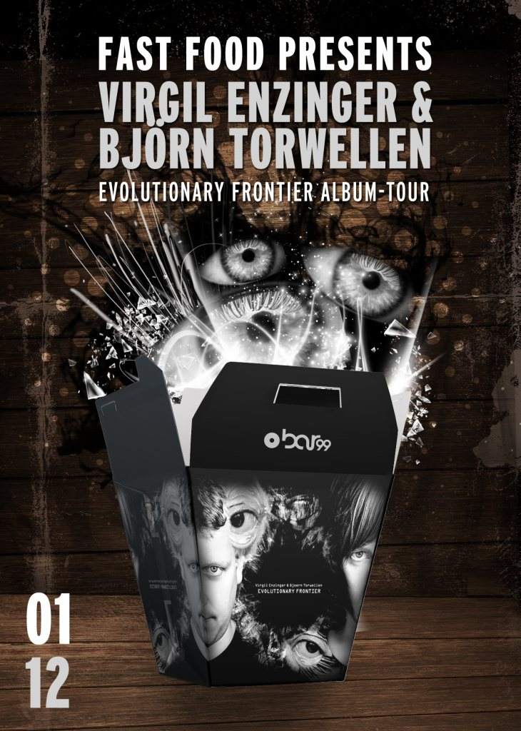 Fast Food Pres. Virgil Enzinger & Björn Torwellen Evolutionary Frontier Album-Tour - フライヤー表