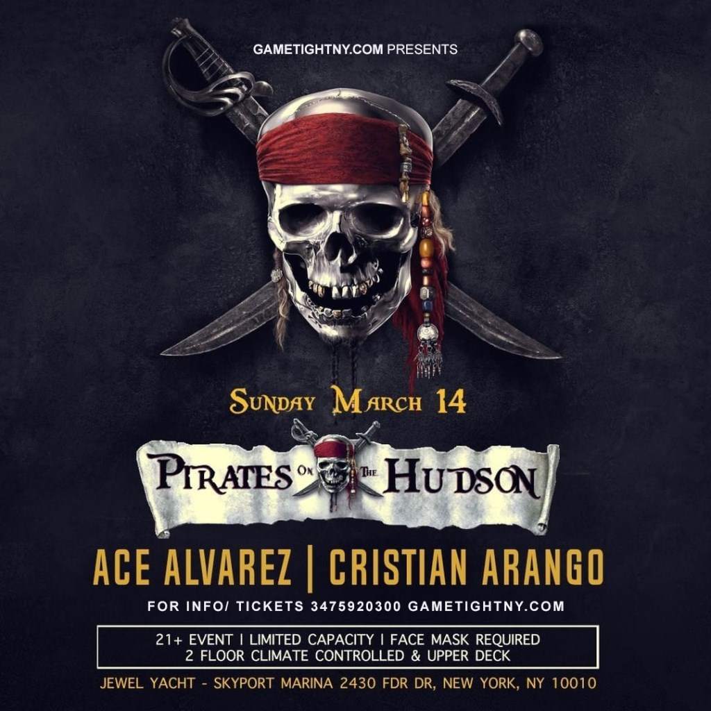 Ace Alvarez Pirates on the Hudson Sunset Yacht Party Cruise - Página frontal