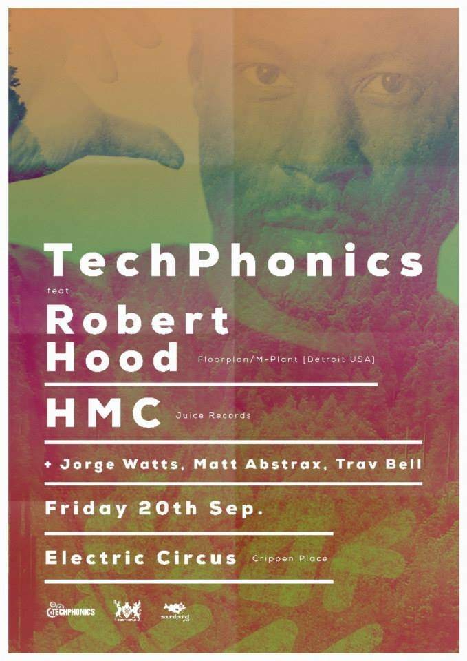 TechPhonics present Robert Hood - Página frontal