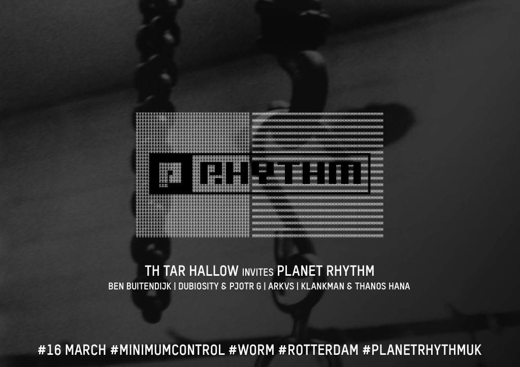 Tar Hallow Invites Planet Rhythm - フライヤー表
