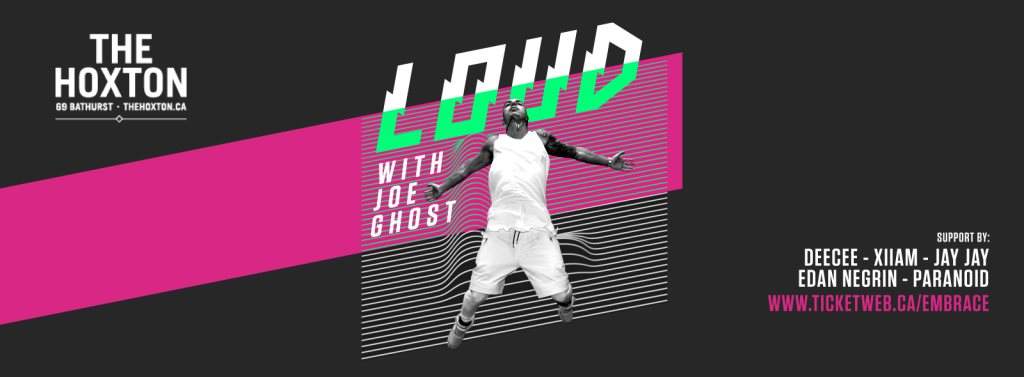 Loud with Joe Ghost - フライヤー表