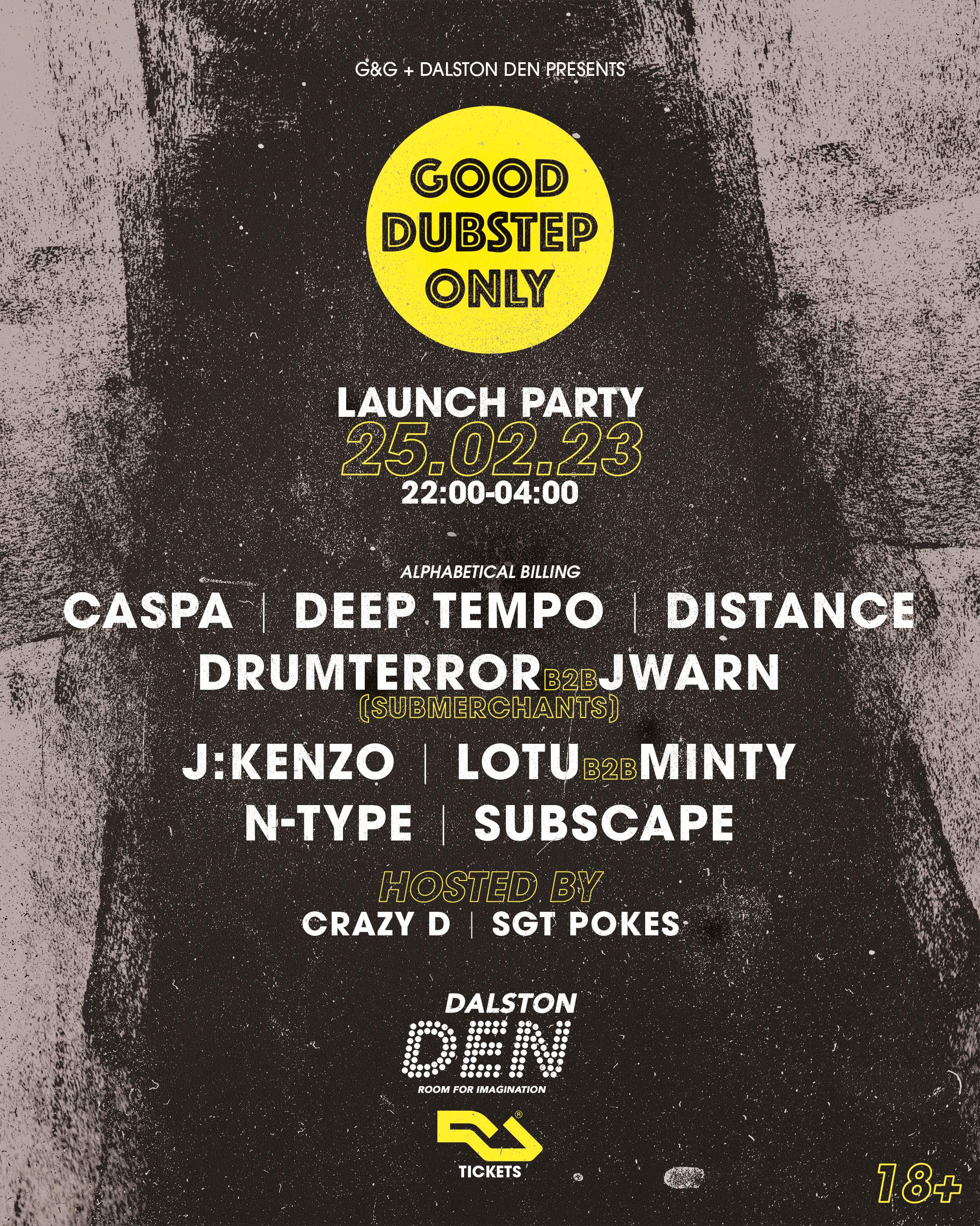 Good Dubstep Only Launch Party - Página frontal
