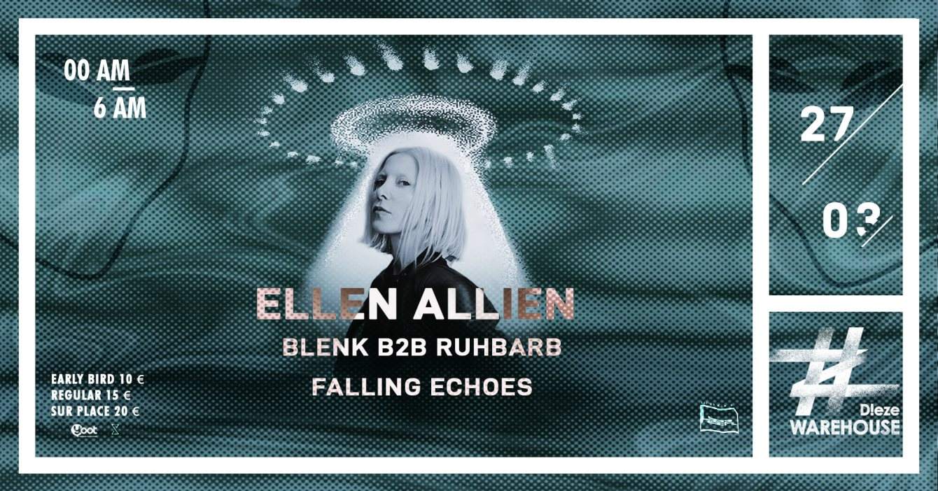 Ellen Allien, Blenk & Ruhbarb, Falling Echoes at Dieze Warehouse - Página frontal