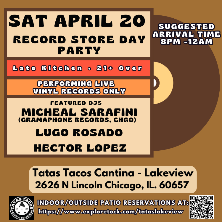Record Store Day featuring Michael Serafini (Gramaphone Records), DJ Lugo Rosado, Hector Lopez - Página trasera