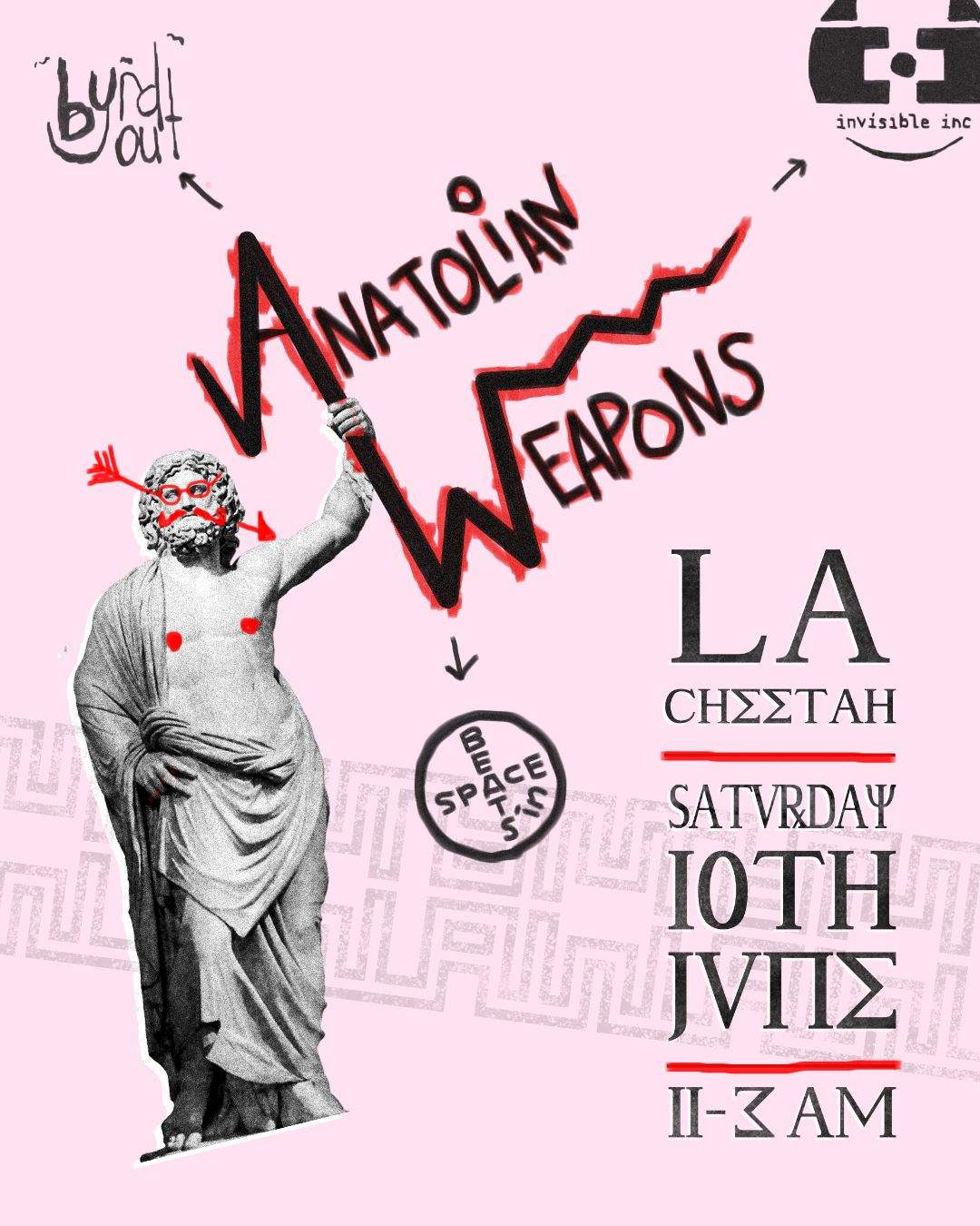 WRONG PARTY! presents - Anatolian Weapons - フライヤー表