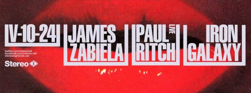 James Zabiela - Paul Ritch - Iron Galaxy - Página frontal