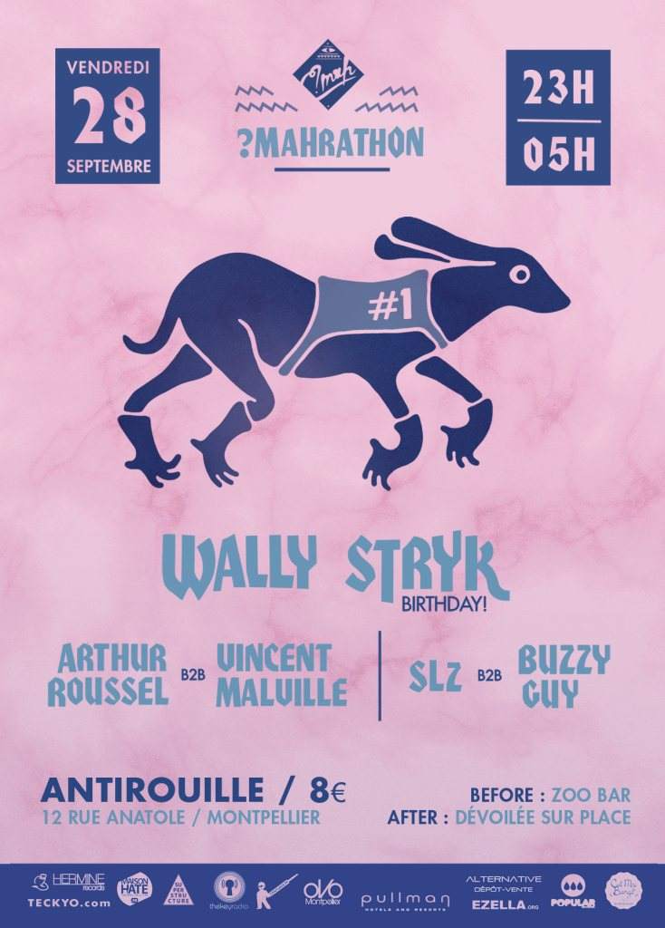 Mahrathon #1 with Wally Stryk // Before x Party x After - Página frontal