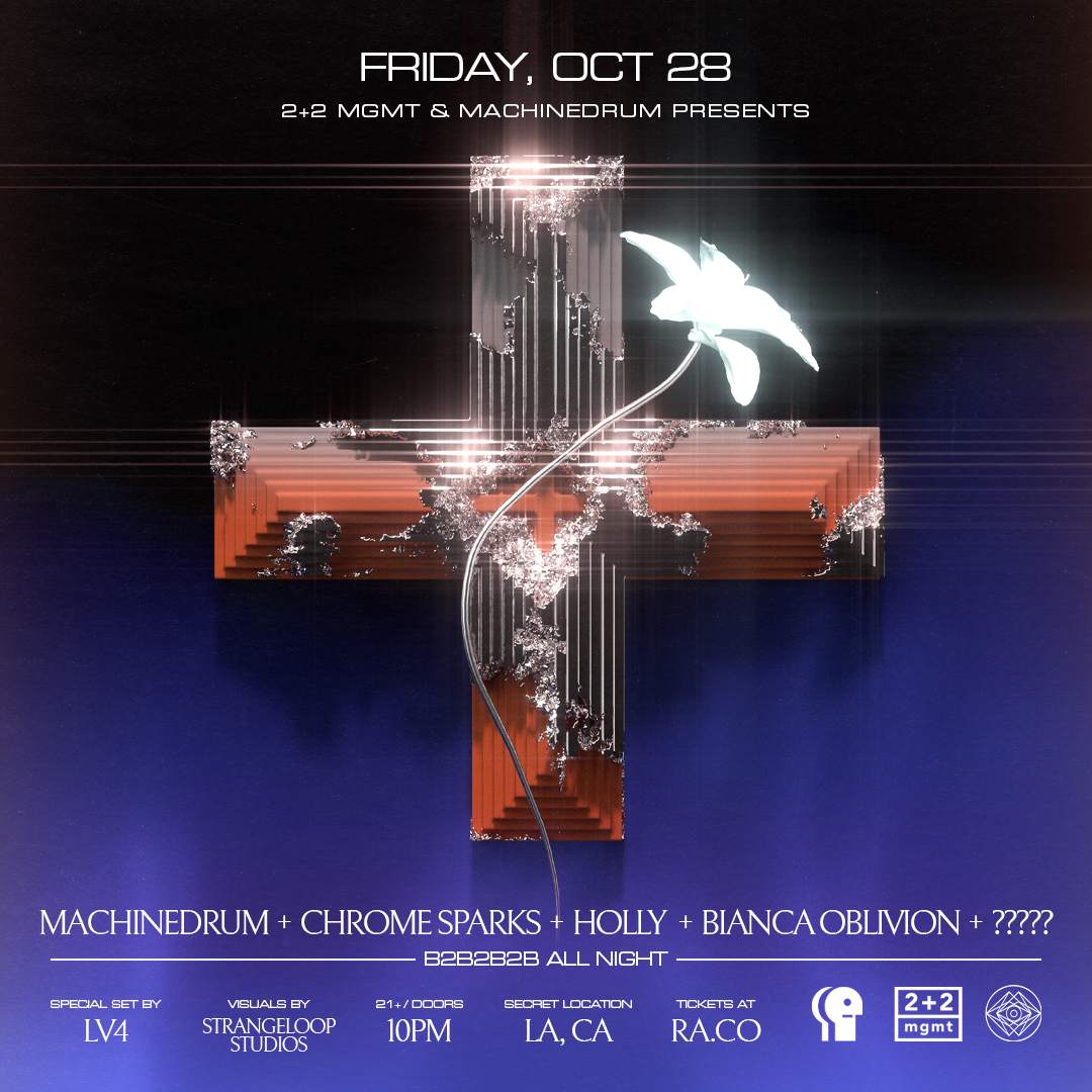 + with Machinedrum, Chrome Sparks, Holly, Bianca Oblivion & Surprise Guests - Página frontal