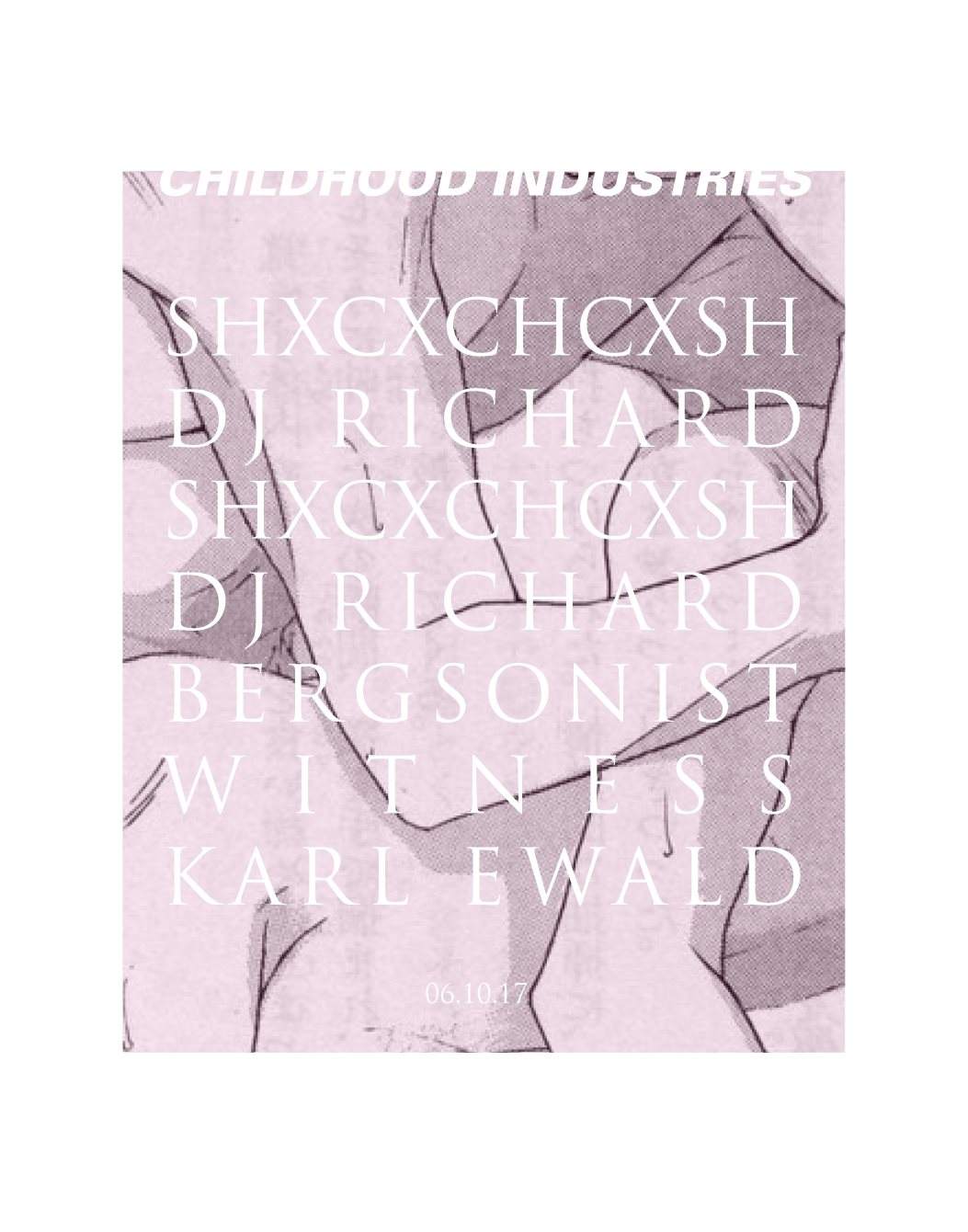Childhood: SHXCXCHCXSH [ Live ] / DJ Richard / Bergsonist / Karl Ewald & Witness / DJ Wey - Página frontal