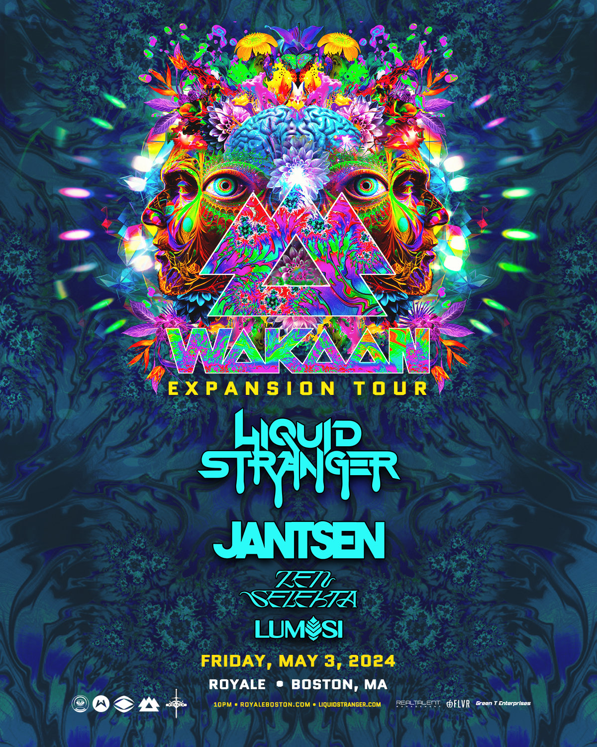 Waakan Expansion Tour with Liquid Stranger: GA SOLD OUT - VIP AVAILABLE - Página frontal