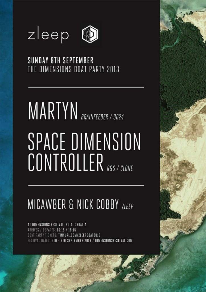 Zleep Dimensions Boat Party - Martyn & Space Dimension Controller - Página frontal