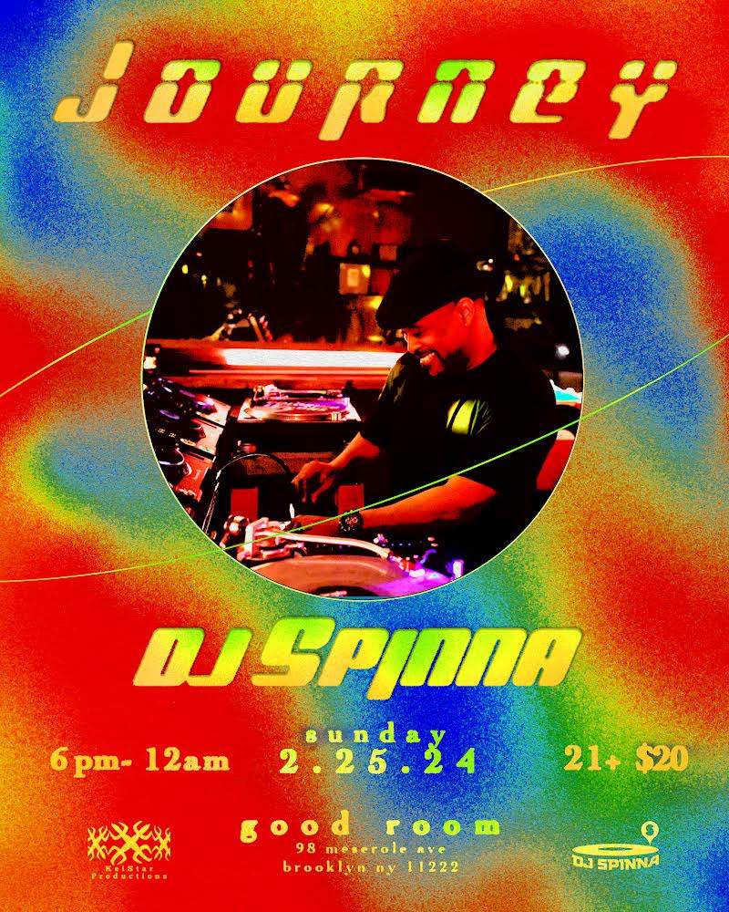Journey with DJ Spinna - フライヤー表