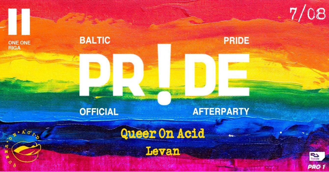 Baltic Pride Official Afterparty - フライヤー表