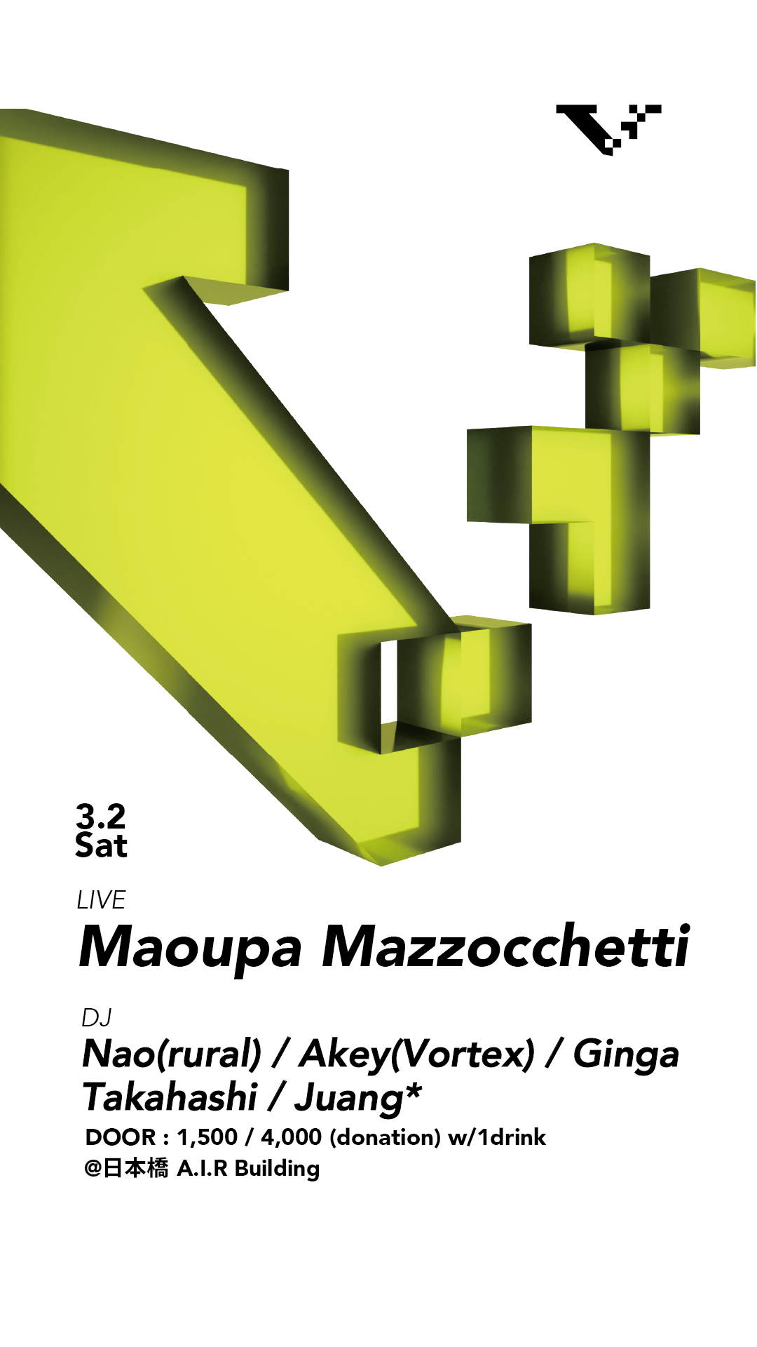 VETA with Maoupa Mazzocchetti - フライヤー表