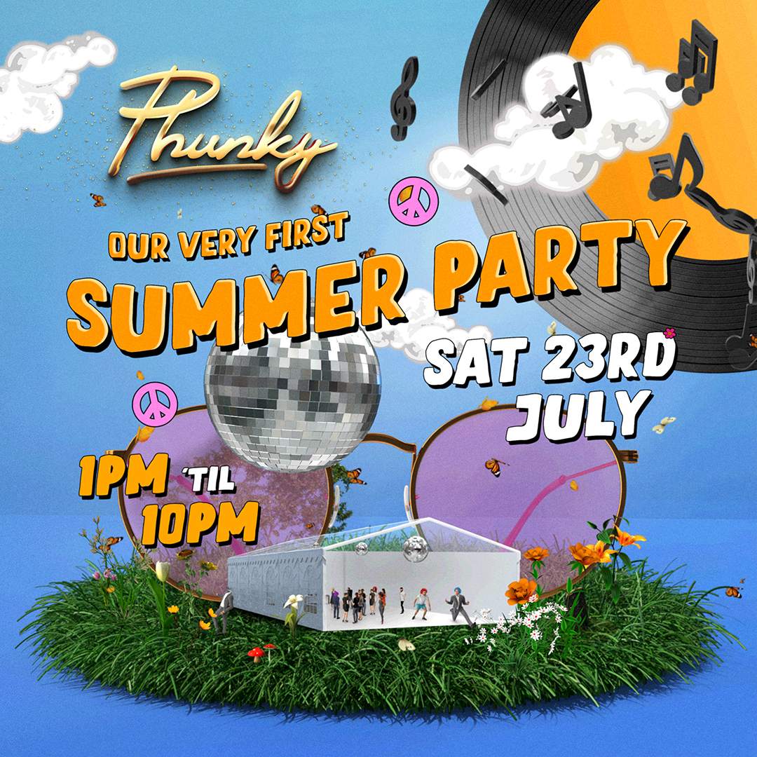 PHUNKY'S SUMMER PARTY: with Miguel Campbell, Seamus Haji + more - フライヤー表