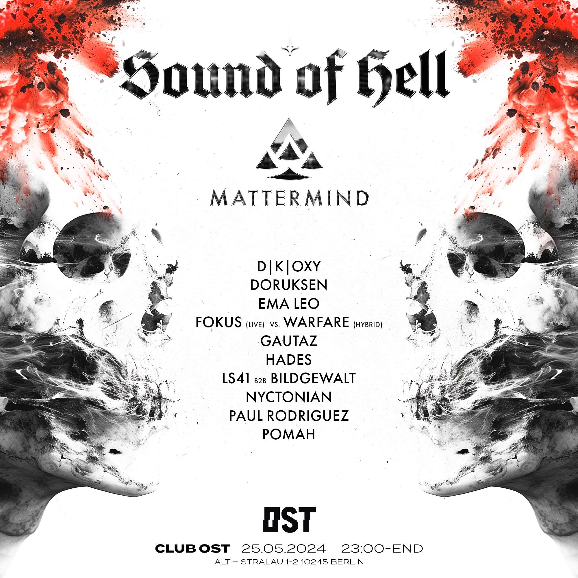 Sound of Hell x MATTERMIND - Página frontal