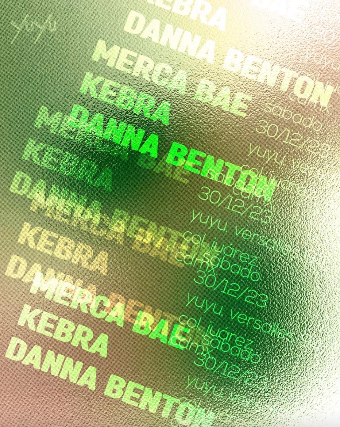 Yu Yu: Merca Bae / Kebra / Danna Benton - Página frontal