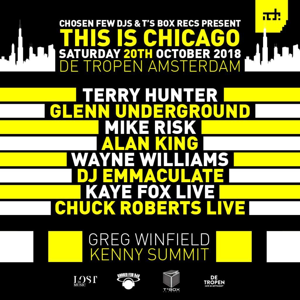 This is Chicago ADE 2018 - フライヤー表